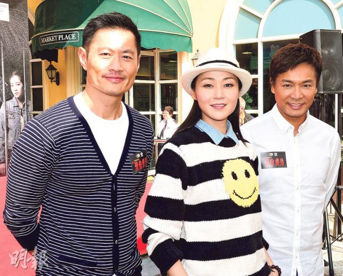 對於誰是《致命》終極Boss,黃德斌(左起)、萬綺雯及郭晉安口密拒透露。(攝影:梁迺楠) 對於誰是《致命》終極Boss,黃德斌(左起)、萬綺雯及郭晉安口密拒透露。(攝影:梁迺楠)