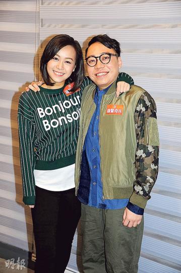 黃心穎笑言每次跟C君拍對手戲都要忍笑。(攝影鎅O者﹕陳釗)穿高跟鞋的黃智賢與黃智雯谷新劇。(攝影鎅O者﹕陳釗) 黃心穎笑言每次跟C君拍對手戲都要忍笑。(攝影鎅O者﹕陳釗)穿高跟鞋的黃智賢與黃智雯谷新劇。(攝影鎅O者﹕陳釗)