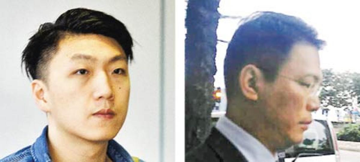 梁天琦(左圖)離開法院時未有回應記者提問。他其後在facebook留言「感謝上帝同埋咁多位勞苦功高嘅法律界朋友」。右圖為《大公報》記者盧永賢。(馮凱鍵、楊英傑攝) 梁天琦(左圖)離開法院時未有回應記者提問。他其後在facebook留言「感謝上帝同埋咁多位勞苦功高嘅法律界朋友」。右圖為《大公報》記者盧永賢。(馮凱鍵、楊英傑攝)