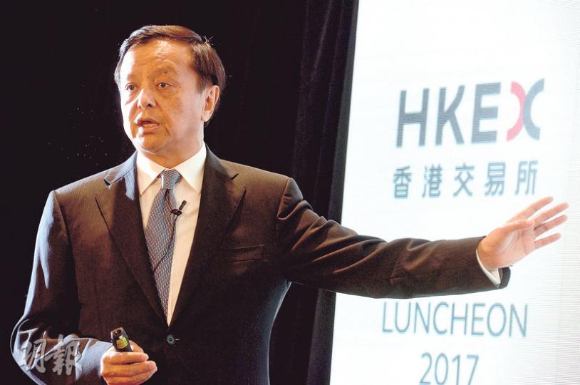 今年港交所繼續推出新猷,港交所行政總裁李小加昨日表示,希望最快於今年第四季推出專為初創企業而設的「私人市場」,但只提供註冊服務,不提供融資及股權交易功能。(劉焌陶攝) 今年港交所繼續推出新猷,港交所行政總裁李小加昨日表示,希望最快於今年第四季推出專為初創企業而設的「私人市場」,但只提供註冊服務,不提供融資及股權交易功能。(劉焌陶攝)