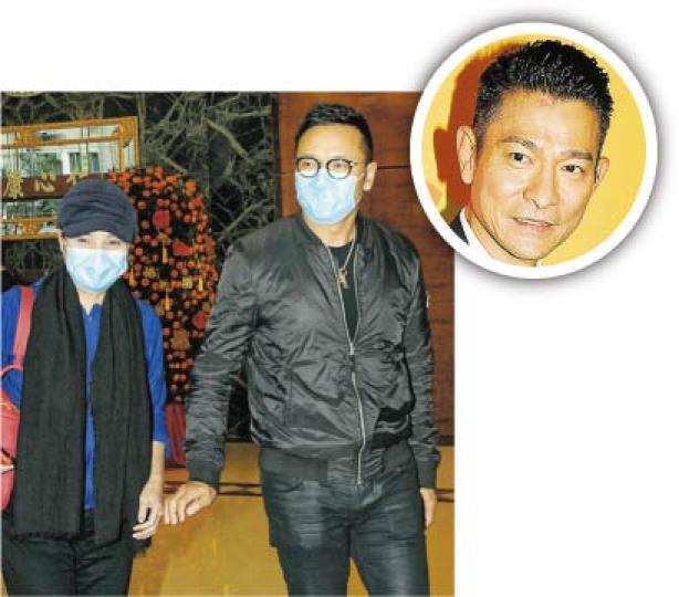 苗僑偉與太太戚美珍昨日探望華仔(圓圖),兩人逗留近一小時才離開。(攝影/記者:梁榮達) 苗僑偉與太太戚美珍昨日探望華仔(圓圖),兩人逗留近一小時才離開。(攝影/記者:梁榮達)
