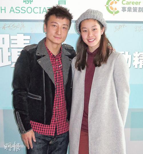 方力申與歐鎧淳同樣是香港泳隊出身,所以特別投契。(攝影鎅O者﹕楊安莉) 方力申與歐鎧淳同樣是香港泳隊出身,所以特別投契。(攝影鎅O者﹕楊安莉)