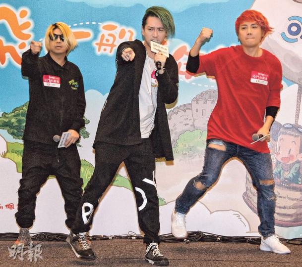 Tommy與E-kids隊友昨日為奧比斯活動擔任嘉賓。(攝影鎅O者:梁榮達) Tommy與E-kids隊友昨日為奧比斯活動擔任嘉賓。(攝影鎅O者:梁榮達)