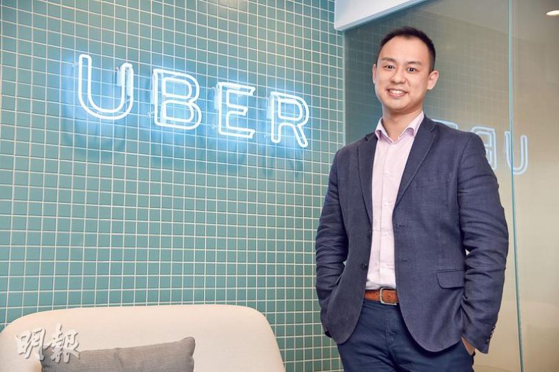 Uber香港總經理佘雋知（圖）表示，香港私家車要取得出租車牌照「極其艱難」，本港交通運輸條例亦太過時，未能反映當下市場需求，冀政府能就「汽車共乘」立法進行公開諮詢。（黃志東攝）