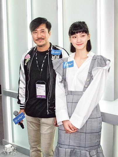邵仲衡與袁澧林昨日出席ViuTV劇集發布會。（攝影/記者﹕鍾一虹）