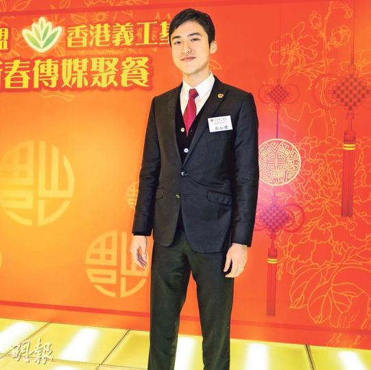 蔡加讚稱未因「玩具大王蔡生之子」身分而獲特別待遇。（攝影/記者：林蘊兒）