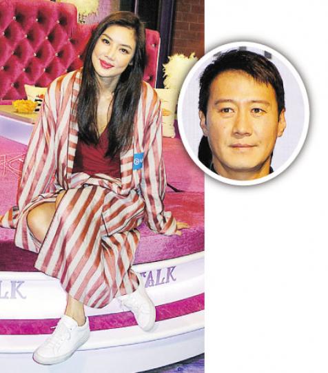 樂基兒坦言不識中文,故不知前夫黎明(圓圖)說什麼。(攝影/記者:柯美) 樂基兒坦言不識中文,故不知前夫黎明(圓圖)說什麼。(攝影/記者:柯美)