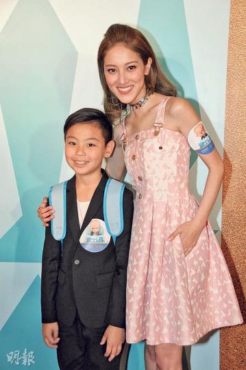 陳凱琳「約會」徐榮10歲兒子徐朗睇戲,不擔心男友呷醋。(攝影鎅O者:梁榮達) 陳凱琳「約會」徐榮10歲兒子徐朗睇戲,不擔心男友呷醋。(攝影鎅O者:梁榮達)