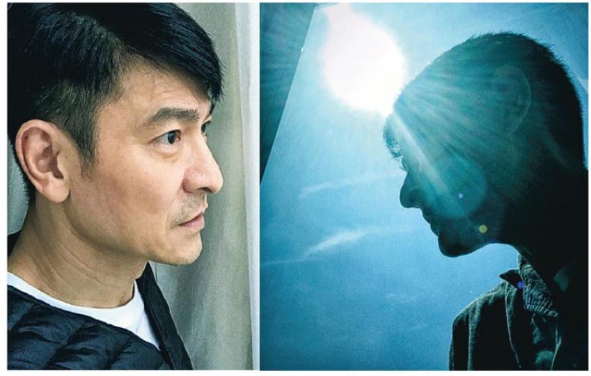 華仔自拍享受陽光的照片,就算以側臉入鏡,一樣很靚仔。(微博圖片) 華仔自拍享受陽光的照片,就算以側臉入鏡,一樣很靚仔。(微博圖片)