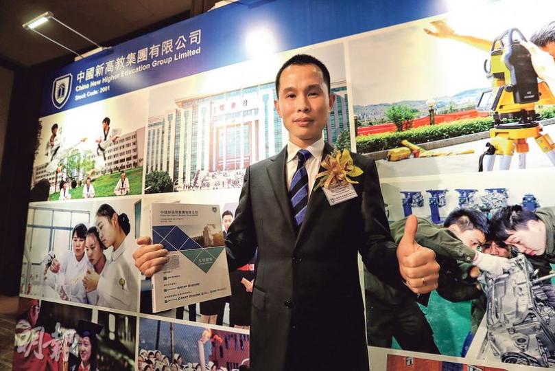 中國新高教主席李孝軒表示,很多學生希望可以到國外交流,已經在美國加州申請辦學。(李紹昌攝) 中國新高教主席李孝軒表示,很多學生希望可以到國外交流,已經在美國加州申請辦學。(李紹昌攝)