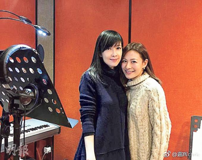 江若琳感激周慧敏擔任MV嘉賓。(攝影/記者:柯美) 江若琳感激周慧敏擔任MV嘉賓。(攝影/記者:柯美)