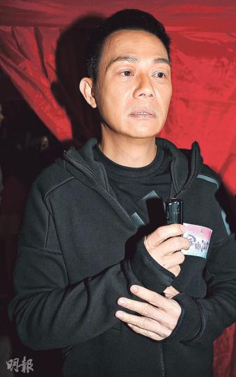 張兆輝談到曾守明猝逝難掩傷感。(攝影/記者﹕陳釗) 張兆輝談到曾守明猝逝難掩傷感。(攝影/記者﹕陳釗)