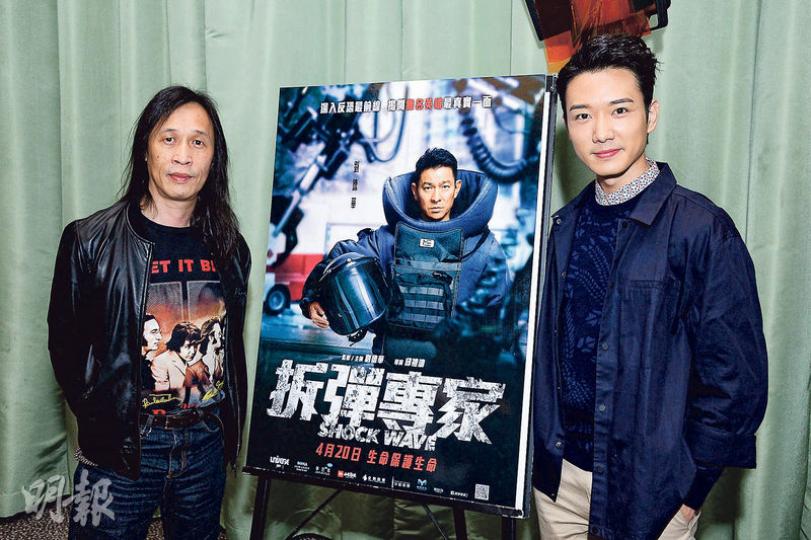 邱禮濤(左)導演雖然首次和Babyjohn合作,但很滿意對方的表現。(攝影:梁迺楠)劉德華身兼監製,無論導演邱禮濤還是演員Babyjohn,都對他有讚無彈。(攝影:梁迺楠) 邱禮濤(左)導演雖然首次和Babyjohn合作,但很滿意對方的表現。(攝影:梁迺楠)劉德華身兼監製,無論導演邱禮濤還是演員Babyjohn,都對他有讚無彈。(攝影:梁迺楠)