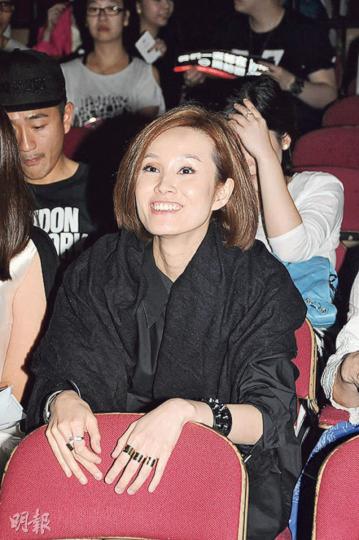 周柏豪太太Stephanie(攝影:娛樂組) 周柏豪太太Stephanie(攝影:娛樂組)