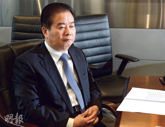 禹洲地產主席林龍安表示,集團土儲逾六成在上海、南京等5個熱點城市,長三角地區土地已近乎儲備完成。(劉焌陶攝) 禹洲地產主席林龍安表示,集團土儲逾六成在上海、南京等5個熱點城市,長三角地區土地已近乎儲備完成。(劉焌陶攝)