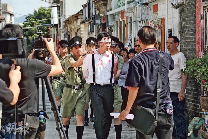 圖為《五月》拍攝情况。(曾憲宗攝) 圖為《五月》拍攝情况。(曾憲宗攝)