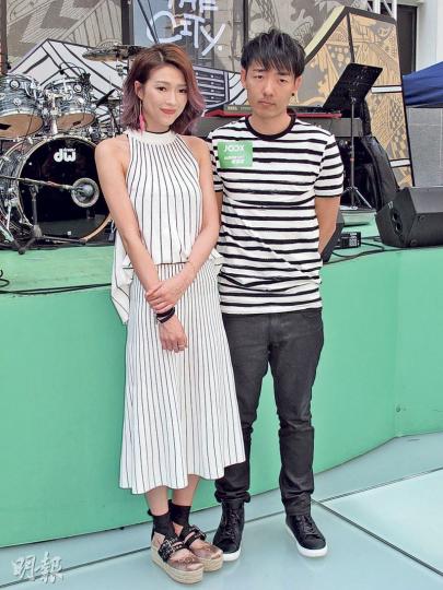 連詩雅與緋聞男友徐浩同場,表現尷尬。(攝影/記者:柯美) 連詩雅與緋聞男友徐浩同場,表現尷尬。(攝影/記者:柯美)
