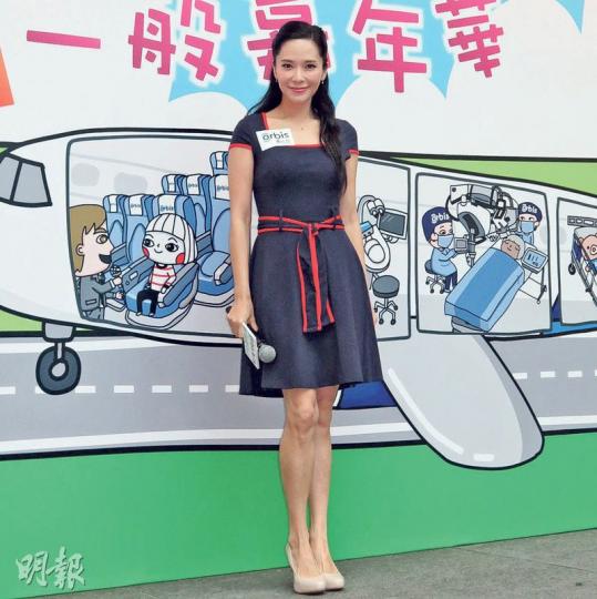 郭羨妮指囡囡很黐爸爸,自己不會呷醋。(攝影鎅O者﹕楊安莉) 郭羨妮指囡囡很黐爸爸,自己不會呷醋。(攝影鎅O者﹕楊安莉)