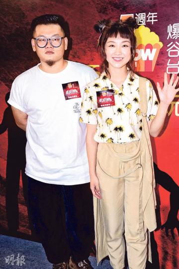 白只與女友顏卓靈拍拖宣傳新片。(攝影:梁迺楠)王敏奕(左)與吳家麗(右)對新片票房有信心。(攝影:梁迺楠) 白只與女友顏卓靈拍拖宣傳新片。(攝影:梁迺楠)王敏奕(左)與吳家麗(右)對新片票房有信心。(攝影:梁迺楠)