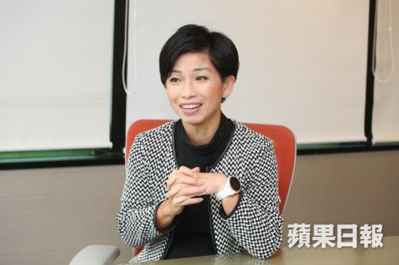 ■康宏副主席馮雪心。李潤芳攝 ■康宏副主席馮雪心。李潤芳攝