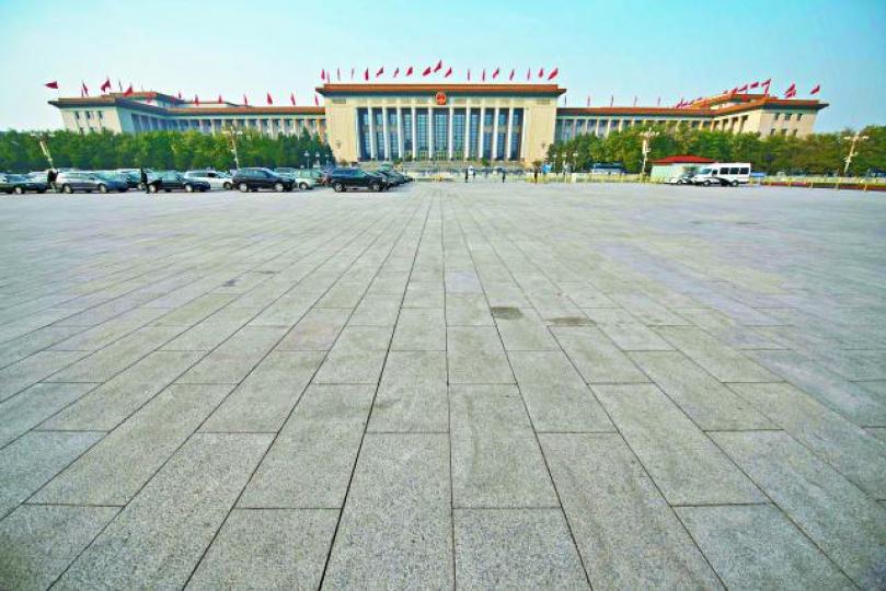 ■中共十九大將在人民大會堂舉行。
■中共十九大將在人民大會堂舉行。