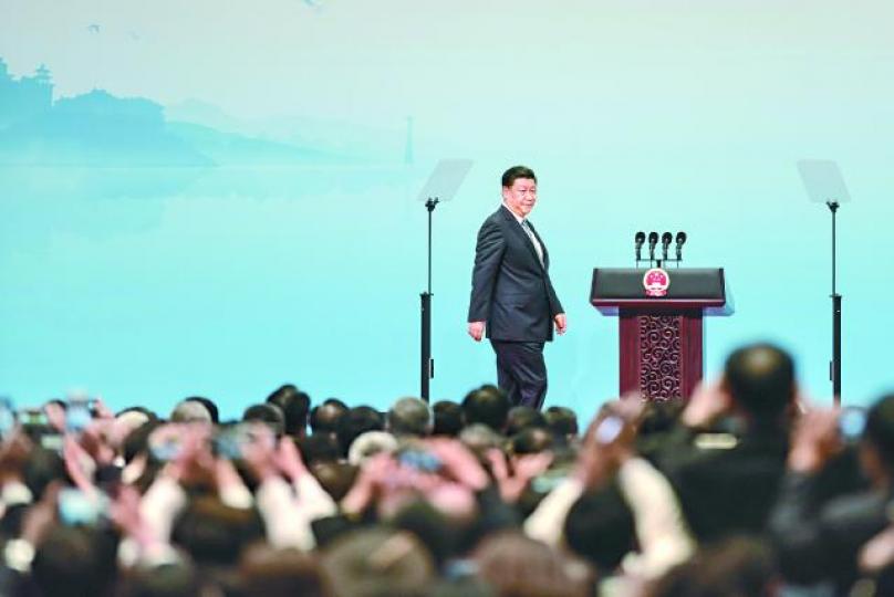 ■印度總理莫迪昨晚抵達廈門。
■印度總理莫迪昨晚抵達廈門。