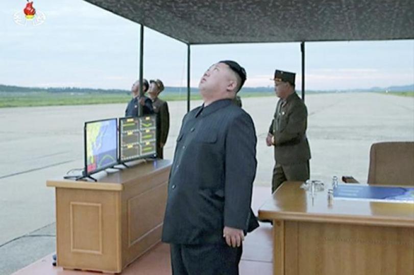 ■周日北韓疑似核試,應該會令今日亞太區股市出現壓力。圖為北韓領袖金正恩。 資料圖片
■周日北韓疑似核試,應該會令今日亞太區股市出現壓力。圖為北韓領袖金正恩。 資料圖片
