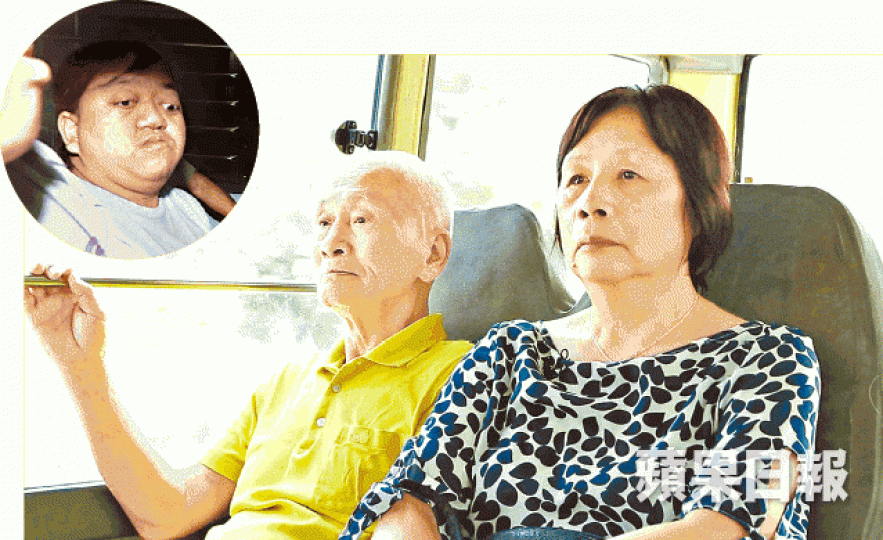 ■七旬外婆（右）昨探訪朱偉聰（圓圖），時刻都擔心他於獄中受苦。李錦鏵攝
