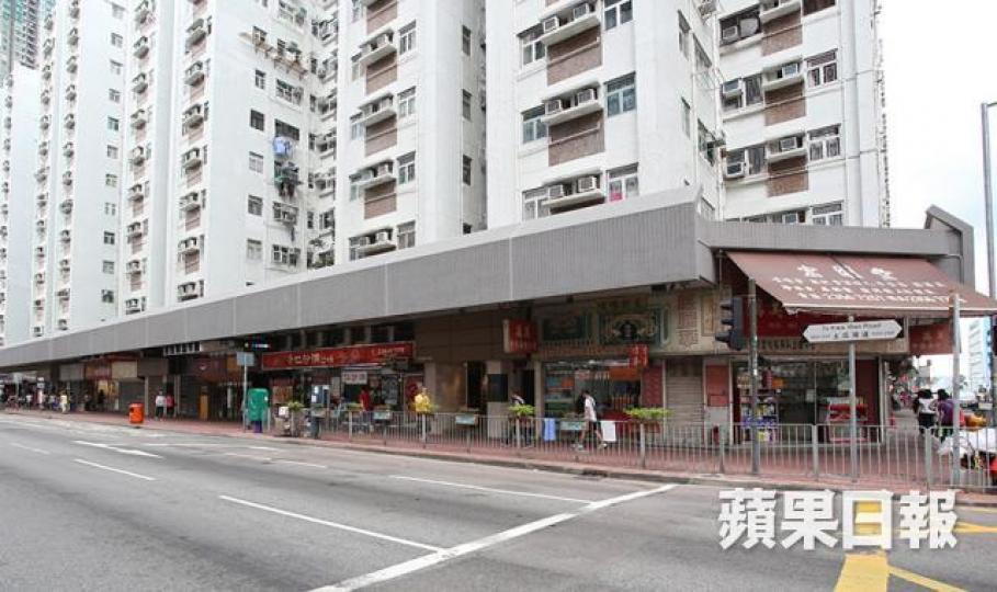 ■偉恒昌新邨恒景閣基座地舖連停車場獲洽購。　李潤芳攝
