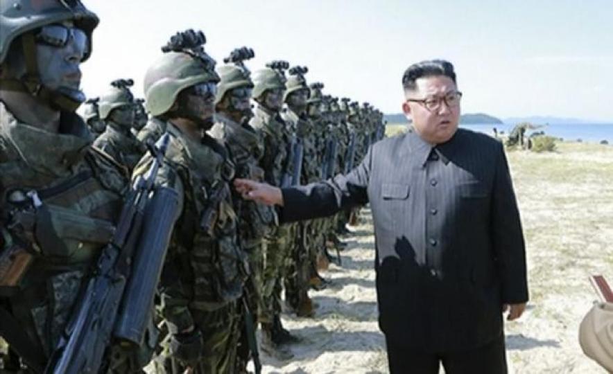 ■在中國十九大前，北韓不夠膽去到盡，金正恩有可能減少挑釁。　資料圖片
