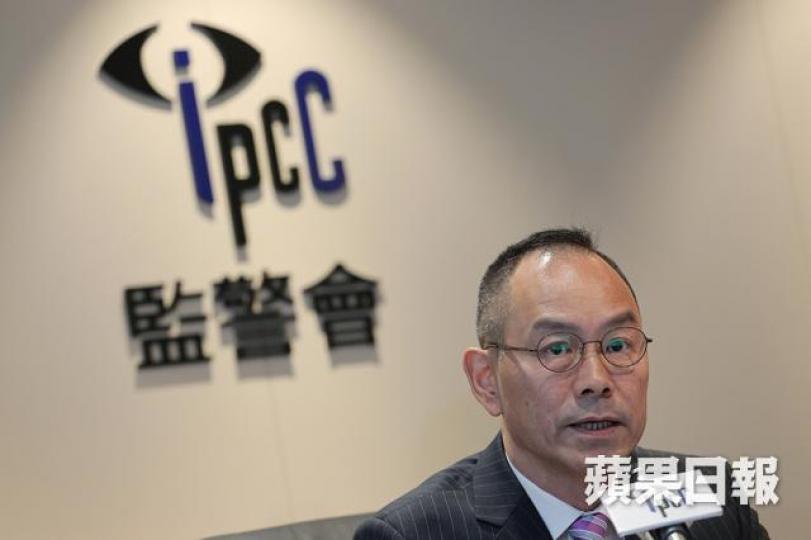 ■梅達明說今年共有44宗投訴個案成立，當中8宗與刑事調查有關。