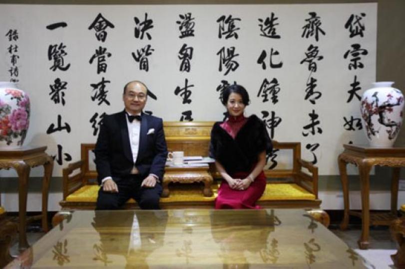 陳天賜及妻子袁慧明資料圖片
