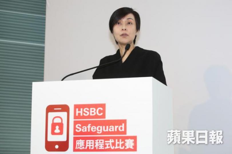 ■施穎茵話，想借助參加者嘅創意小宇宙，設計一個簡單方法幫銀行收集客戶資料。李潤芳攝
