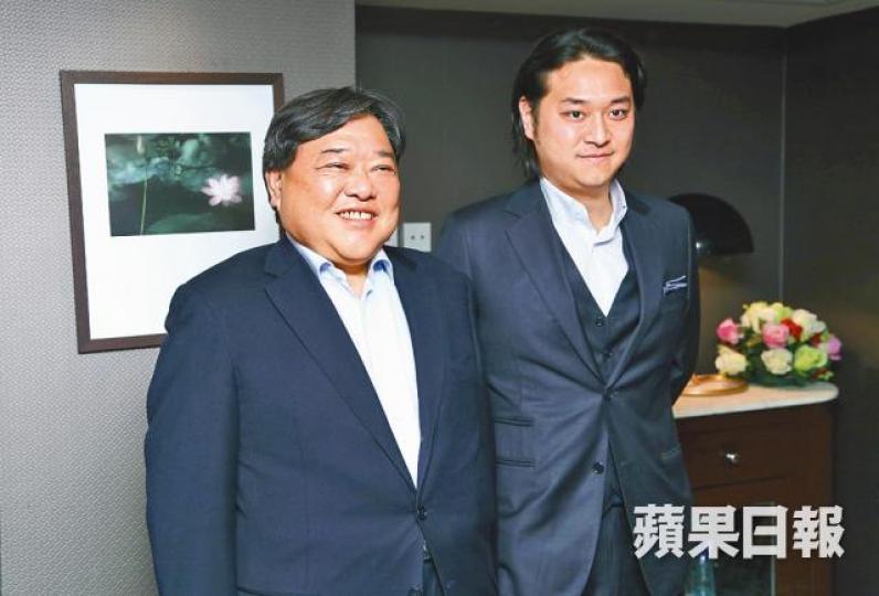■邱達昌（左）將任有線主席，邱華瑋（右）則會出任執董。
