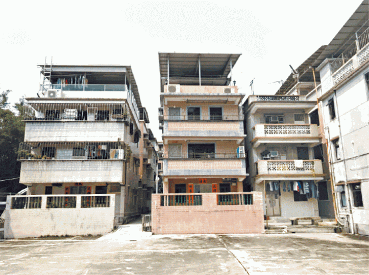 《元朗東頭村》■多幢村屋天台和地下均有僭建。郭家麒提供圖片《元朗南邊圍村》■涉事村屋在2004年已被發現僭建兩層,至今未拆除。何柏佳攝 《元朗東頭村》■多幢村屋天台和地下均有僭建。郭家麒提供圖片《元朗南邊圍村》■涉事村屋在2004年已被發現僭建兩層,至今未拆除。何柏佳攝