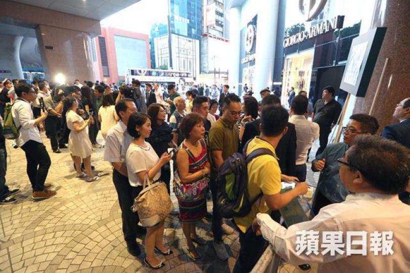 ■啟德新盤Oasis首批「一Q清袋」，反映市場購買力強勁。
