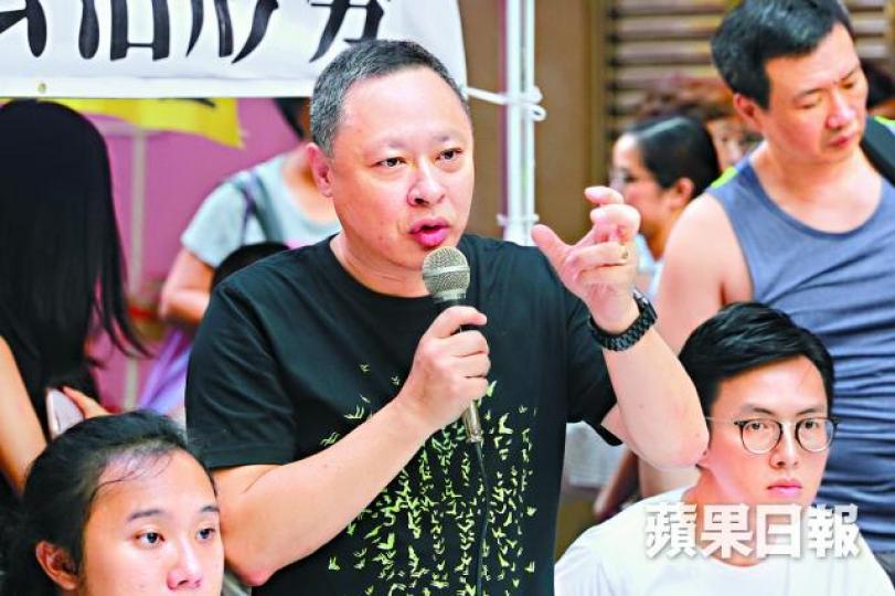 ■戴耀廷昨強調即使不認罪亦無損公民抗命精神。
