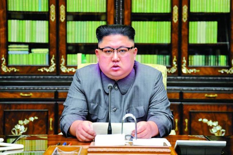 ■有估計北韓或試射「火星14型」洲際彈道導彈飛越日本，墜落太平洋。資料圖片

