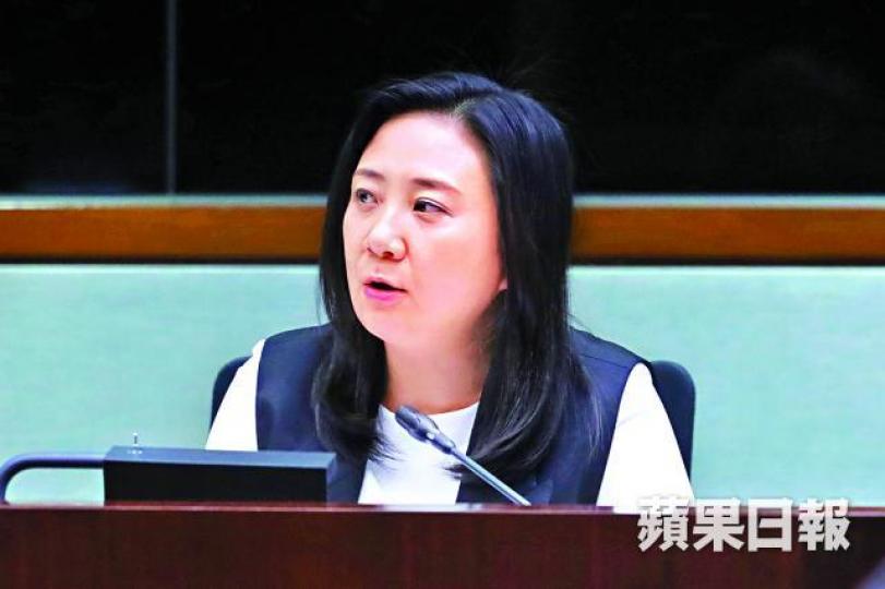 ■下款署名為葛珮帆的短訊指何君堯事件是個人問題，不宜攬炒建制派。