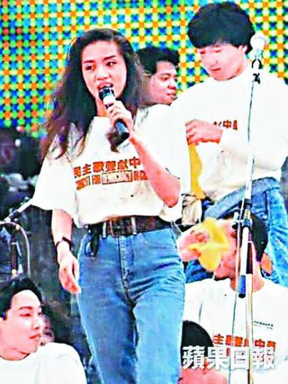 ■梅艷芳曾獻唱《血染的風采》。