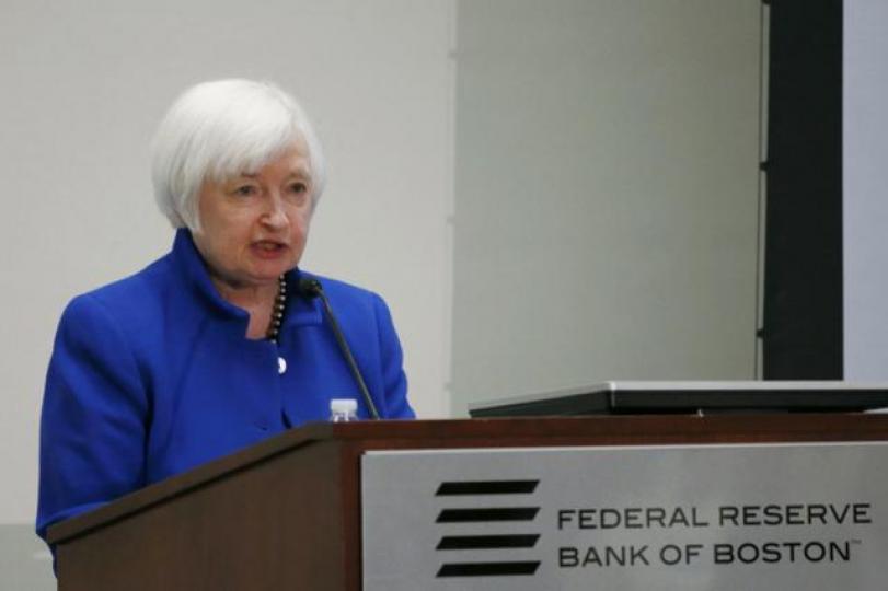 ■聯儲局用以收回量寬資金的主要工具仍為加息，縮表規模的計劃為次要。圖為聯儲局主席耶倫。資料圖片
