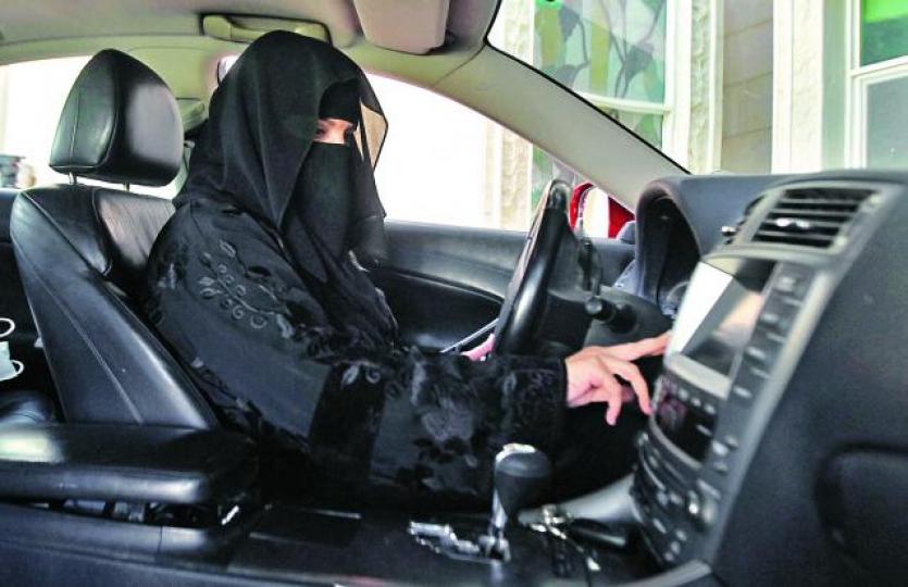■沙地近年不時有女權人士犯禁駕車，望令社會當此為平常事。路透社