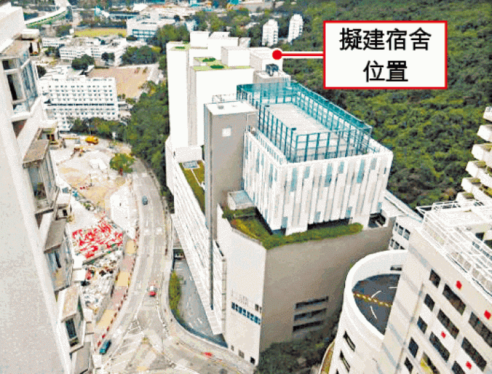 ■港大擬在黃竹坑以組裝技術興建學生宿舍。港大提供模擬圖