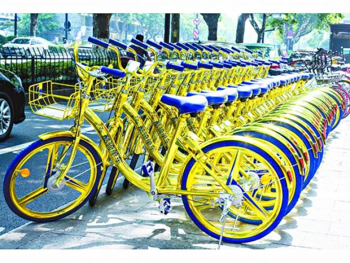 ■酷騎曾推土豪金單車。