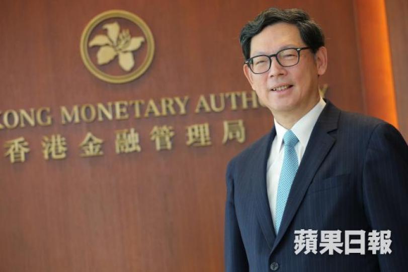 ■金管局上星期推出七招推動香港的FinTech。圖為金管局總裁陳德霖。　資料圖片