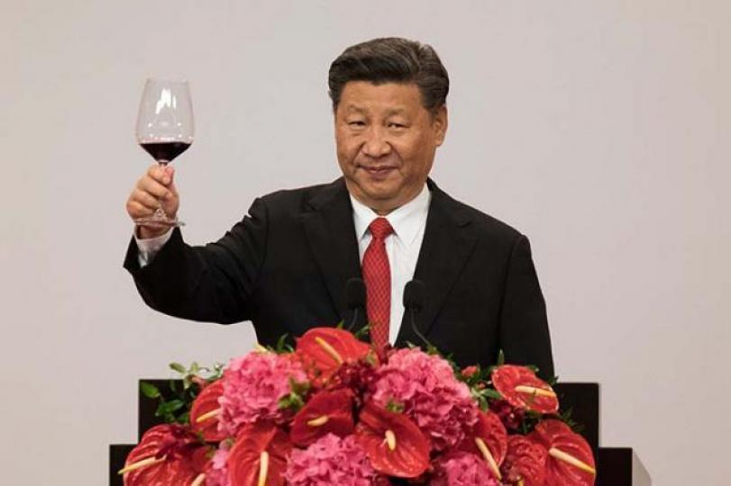 ■中共十九大會議很可能強化習近平的核心領導地位，降低投資中國市場的政治風險溢價。　資料圖片