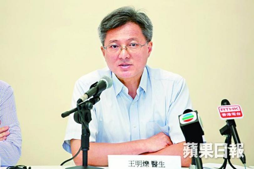 ■王明爍醫生建議醫管局轉用副作用較少的長效針劑。朱家駿攝