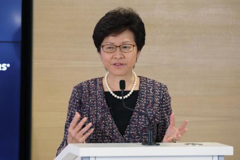 ■林鄭輕鬆教識港人何謂「底氣」。　資料圖片