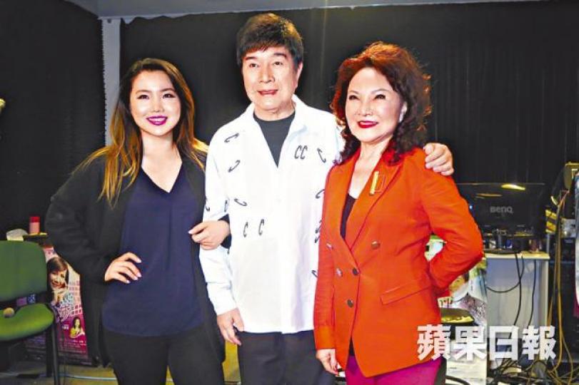 ■(左起)家嘉、謝雷、楊燕為演唱會綵排。
■(左起)家嘉、謝雷、楊燕為演唱會綵排。