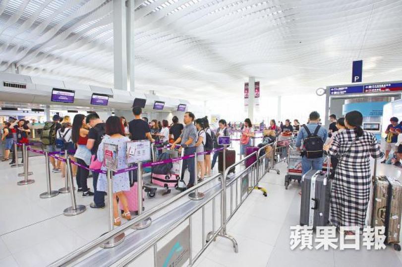 ■快運上月尾突取消18航班，大批旅客受影響。資料圖片